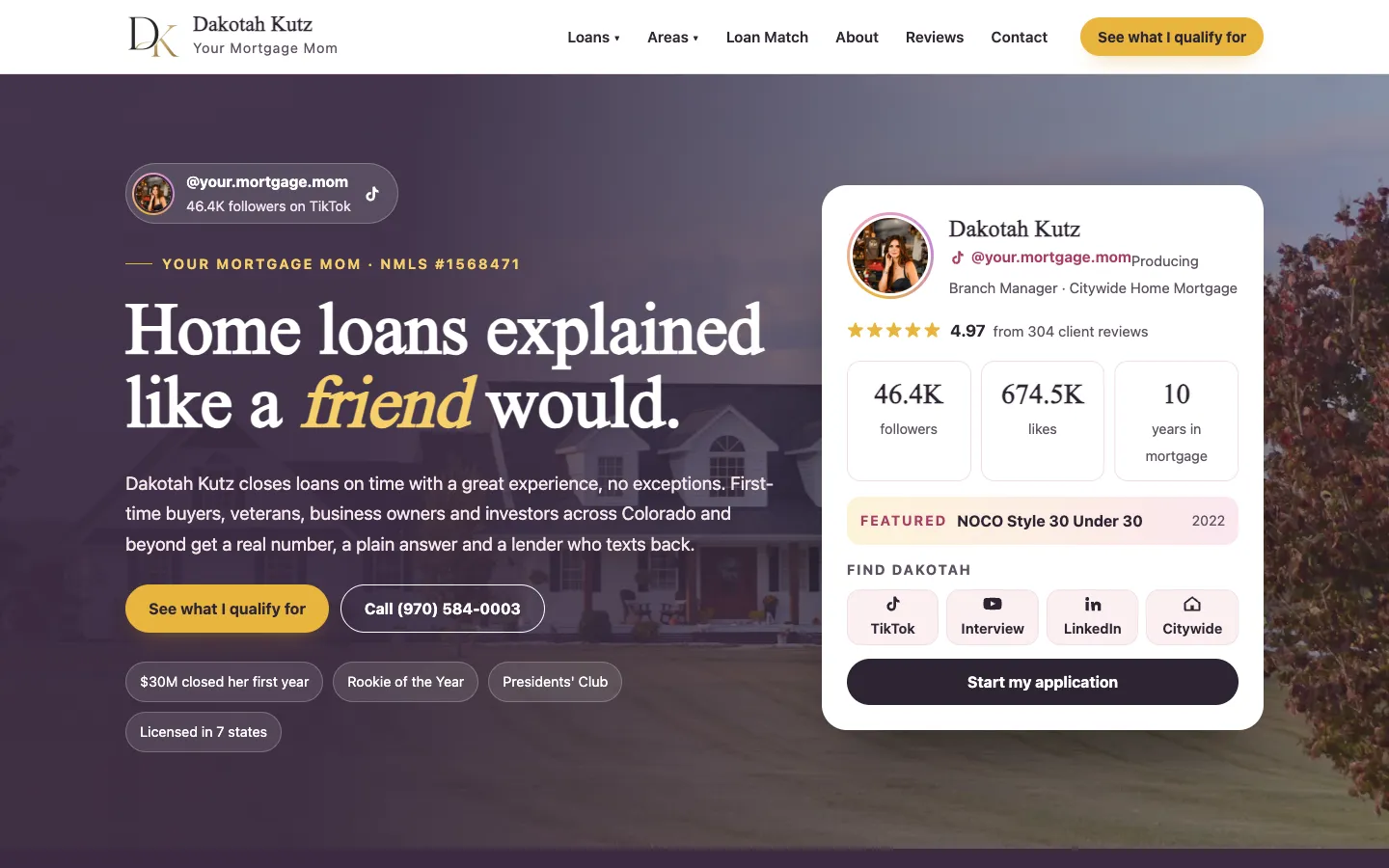 Your Mortgage Mom home page